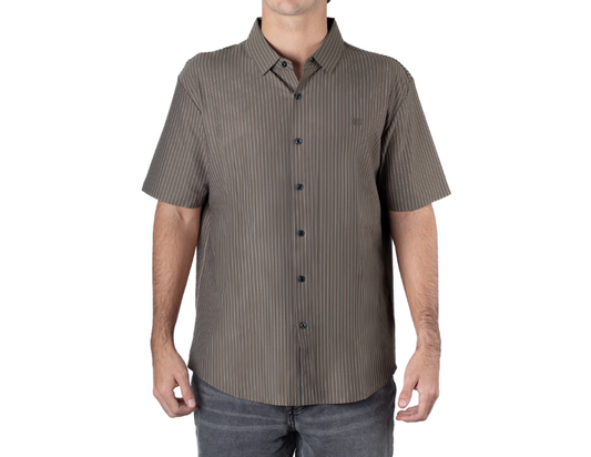 Camisa Casual Corte Regular Manga Corta | BOCHI