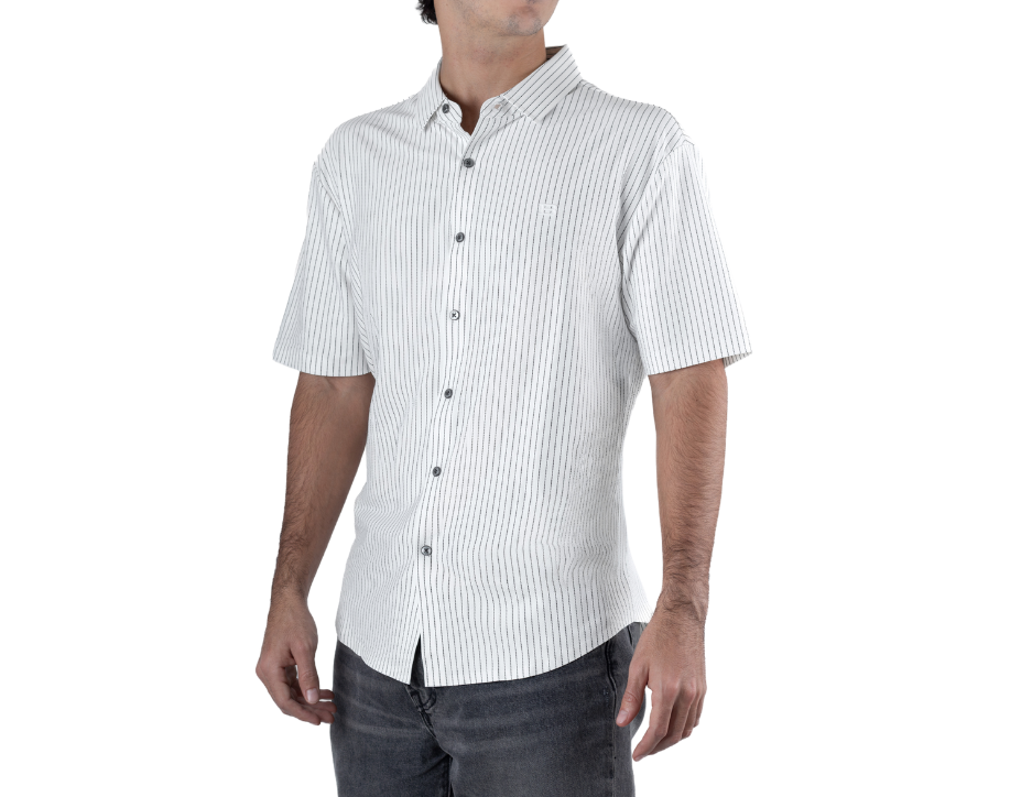 Camisa Casual Corte Regular Manga Corta | BOCHI
