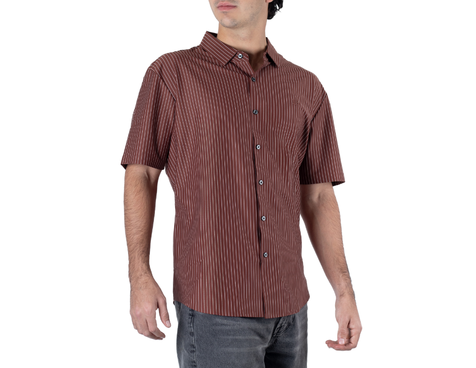 Camisa Casual Corte Regular Manga Corta | BOCHI