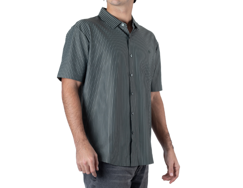 Camisa Casual Corte Regular Manga Corta | BOCHI