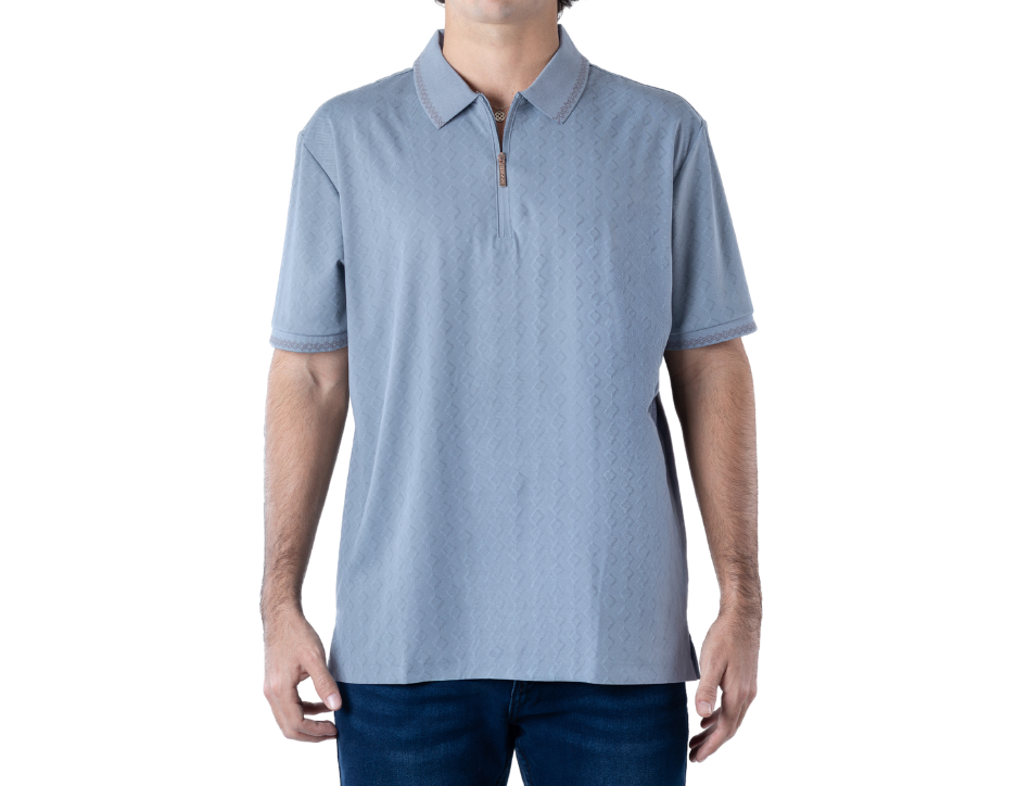 Playera Polo Stretch Para Hombre Manga Corta | BOCHI