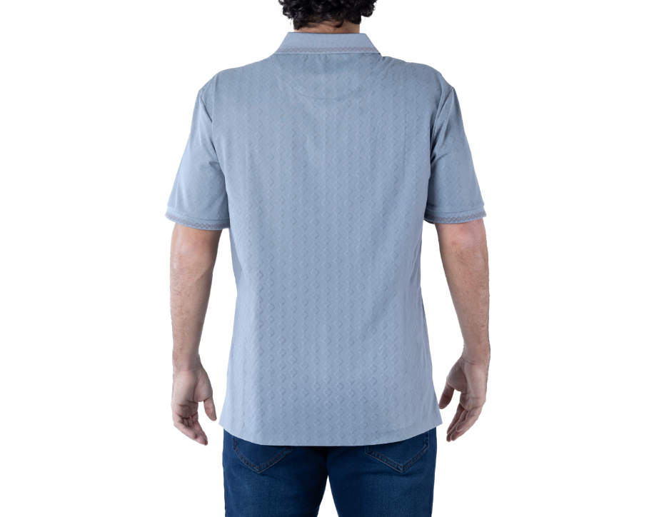Playera Polo Stretch Para Hombre Manga Corta | BOCHI
