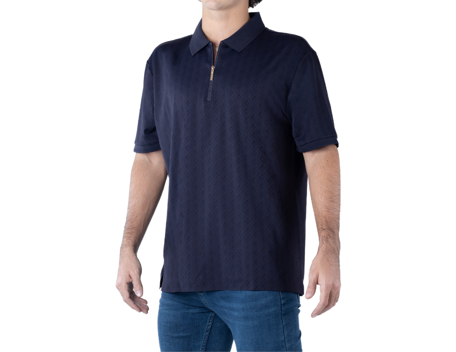 Playera Polo Stretch Para Hombre Manga Corta | BOCHI