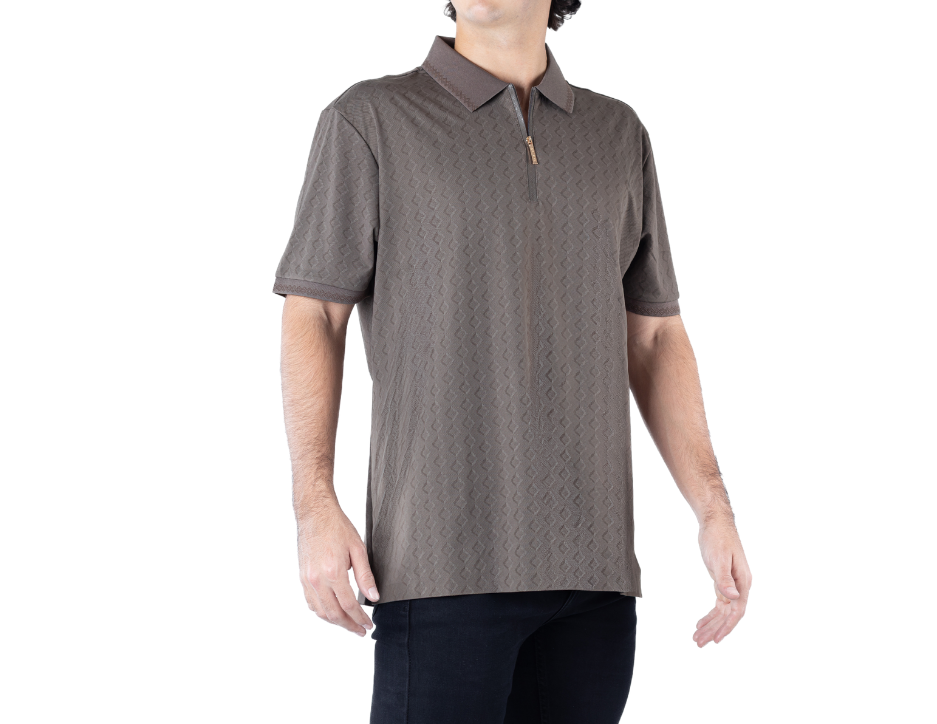 Playera Polo Stretch Para Hombre Manga Corta | BOCHI