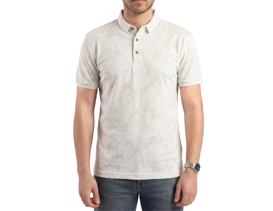 Playera Polo Hombre Sun Reactive | Estampado al Sol | Khaki & Blues