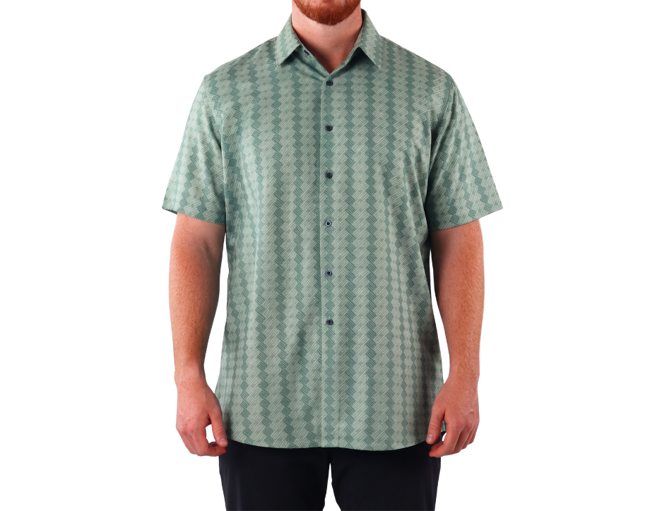 Camisa Casual Manga Corta para Hombre | KHAKI & BLUES