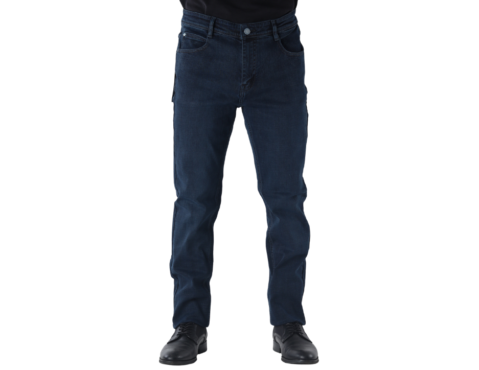 Jeans Casual de Corte Slim con Tiro Medio | BERMAN