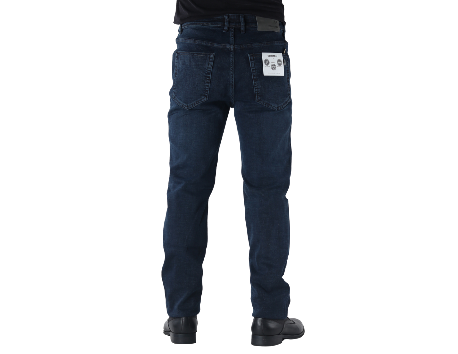 Jeans Casual de Corte Slim con Tiro Medio | BERMAN
