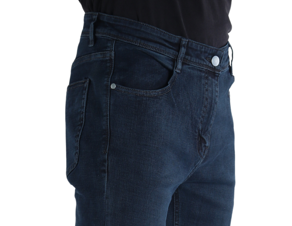 Jeans Casual de Corte Slim con Tiro Medio | BERMAN