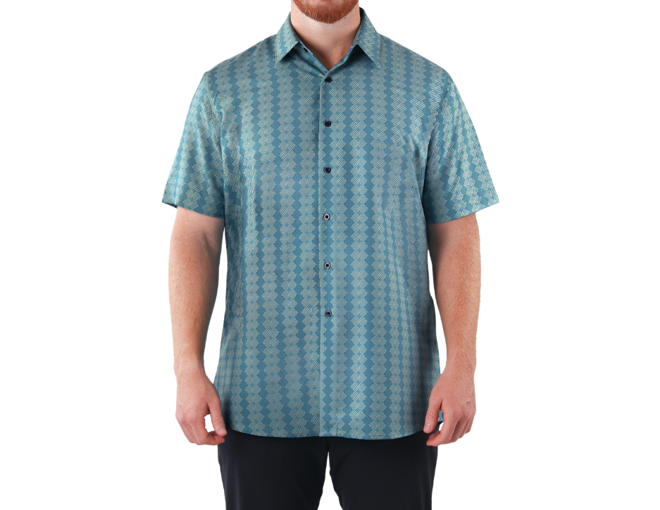 Camisa Casual Manga Corta para Hombre | KHAKI & BLUES