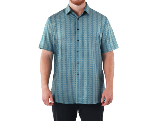 Camisa Casual Manga Corta para Hombre | KHAKI & BLUES