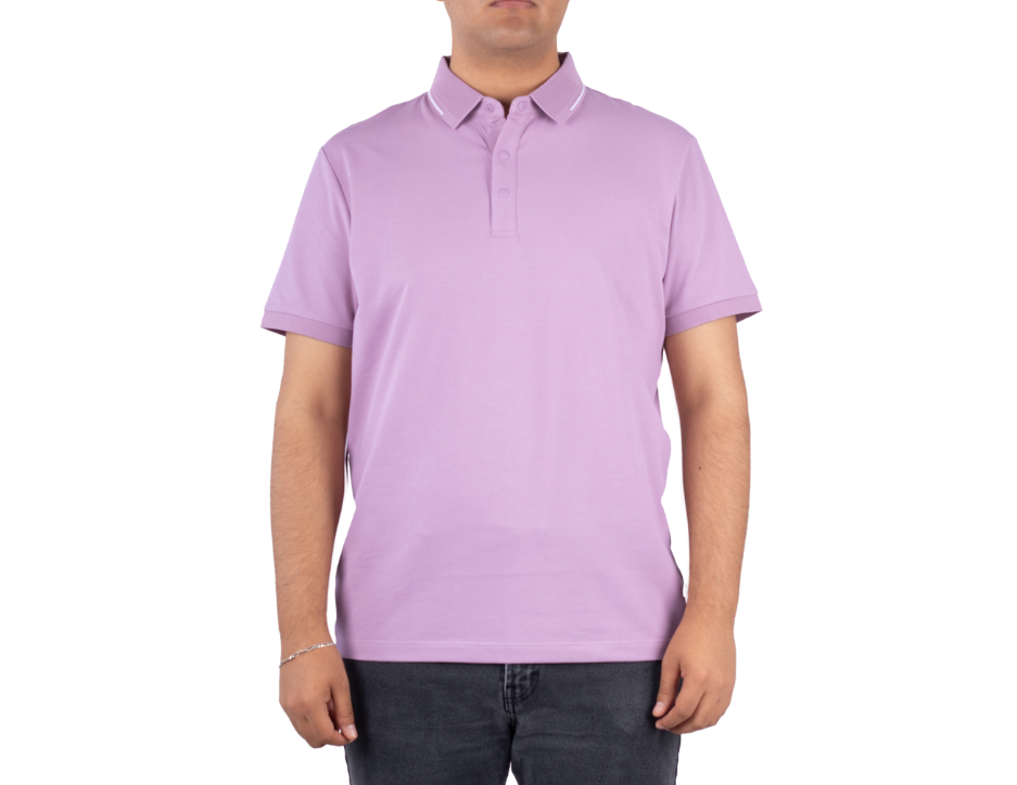 Playera Polo Stretch Manga Corta para Hombre | KHAKI & BLUES