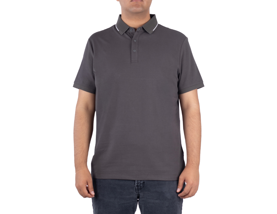 Playera Polo Stretch Manga Corta para Hombre | KHAKI & BLUES