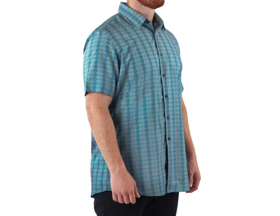 Camisa Casual Manga Corta para Hombre | KHAKI & BLUES
