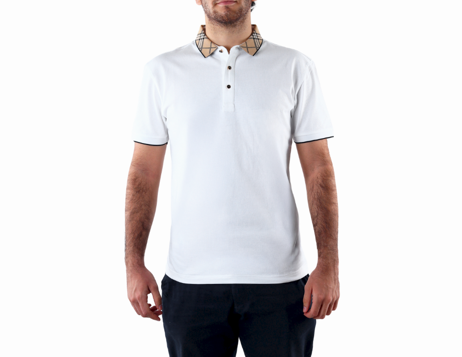 Playera Polo Hombre | Cuello Tartán y Tela Transpirable | BOCHI