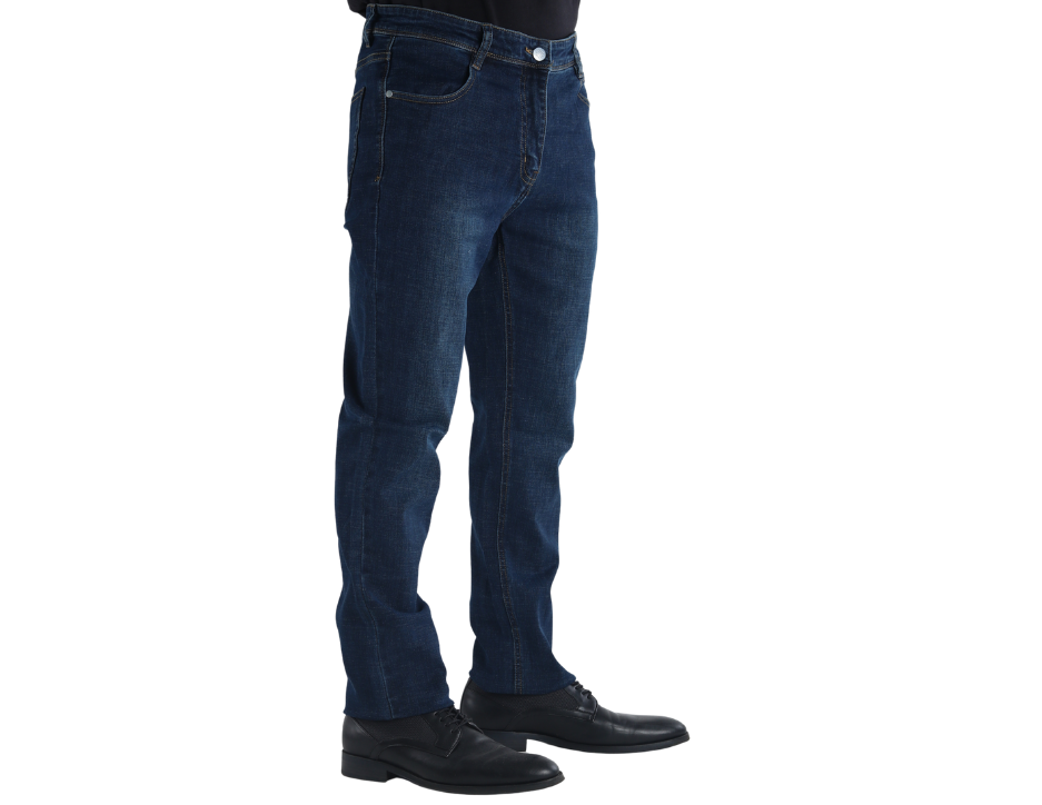 Jeans Casual de Corte Slim con Tiro Medio | BERMAN