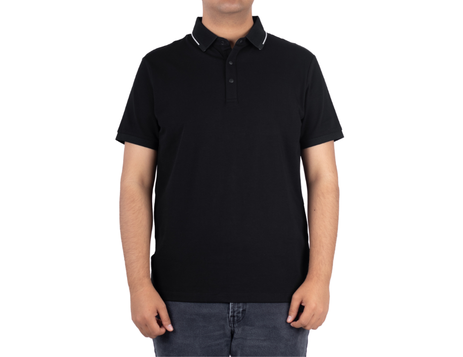 Playera Polo Stretch Manga Corta para Hombre | KHAKI & BLUES
