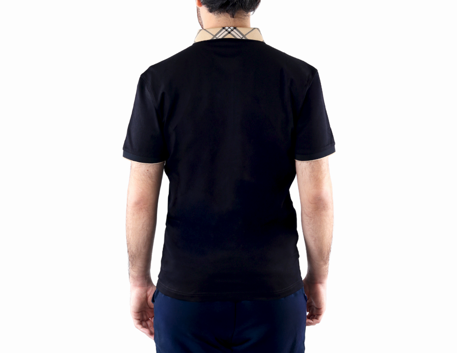 Playera Polo Hombre | Cuello Tartán y Tela Transpirable | BOCHI