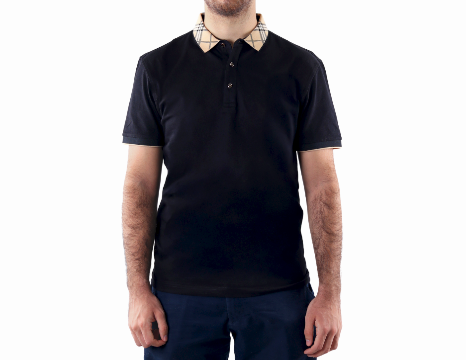 Playera Polo Hombre | Cuello Tartán y Tela Transpirable | BOCHI