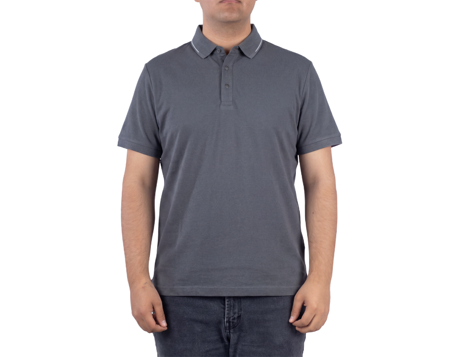 Playera Polo Stretch Manga Corta para Hombre | KHAKI & BLUES
