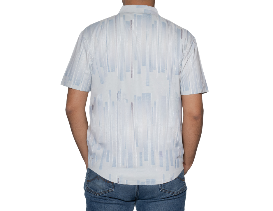 Camisa Casual Corte Slim Manga Corta | BOCHI