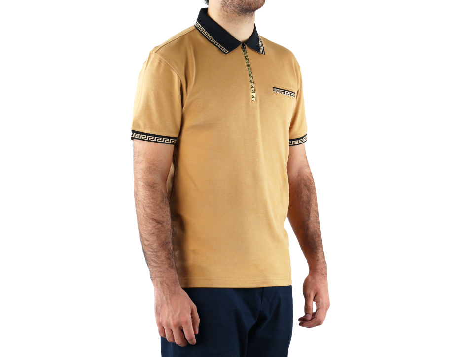 Playera Polo Hombre | Cierre en Aletilla y Detalles Contrastantes | BOCHI