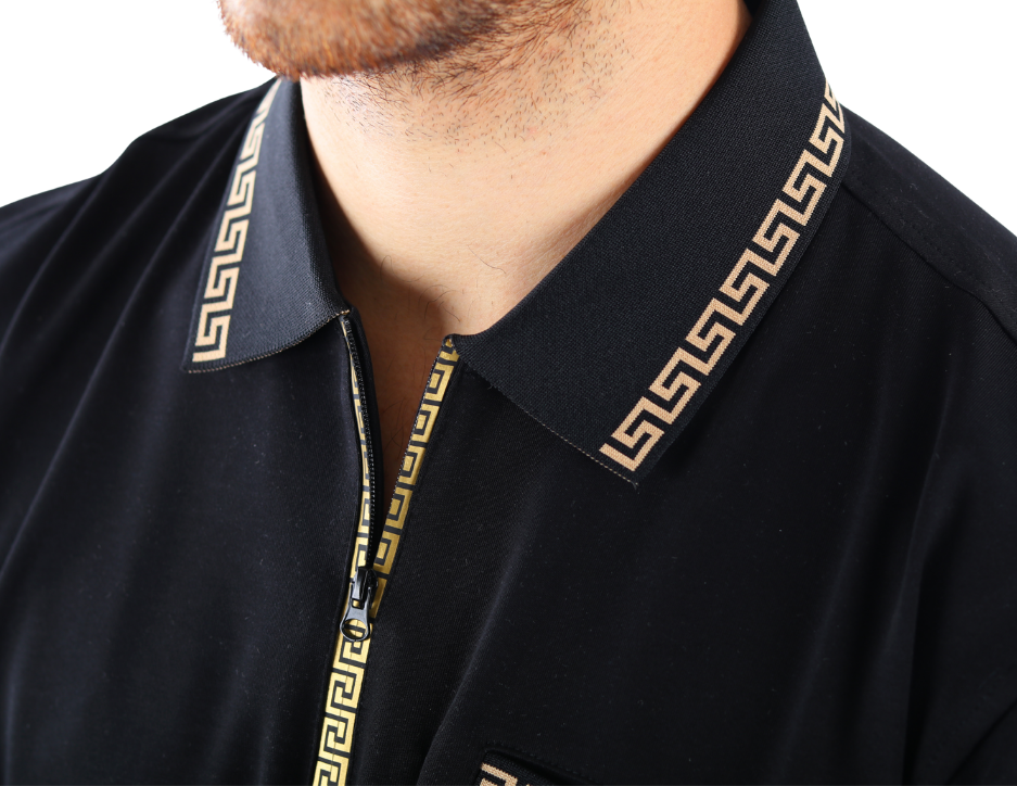 Playera Polo Hombre | Cierre en Aletilla y Detalles Contrastantes | BOCHI