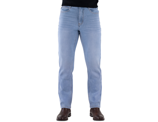 Jeans Casual de Corte Recto con Tiro Medio | BERMAN