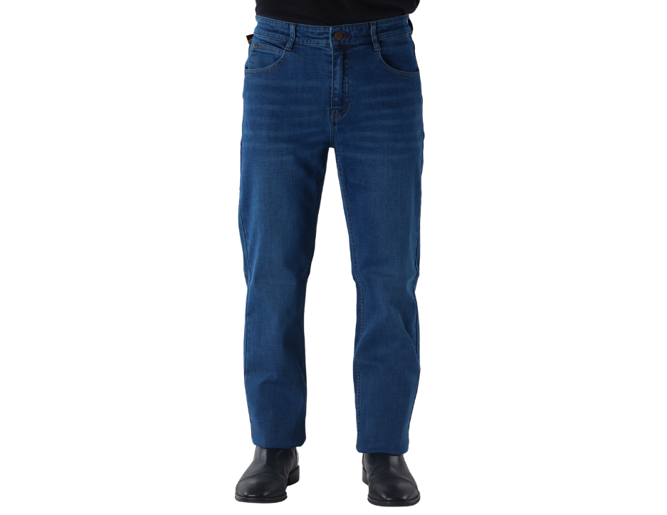 Jeans Vaquero Corte Recto Acampanado con Tiro Alto para Hombre | BOCHI