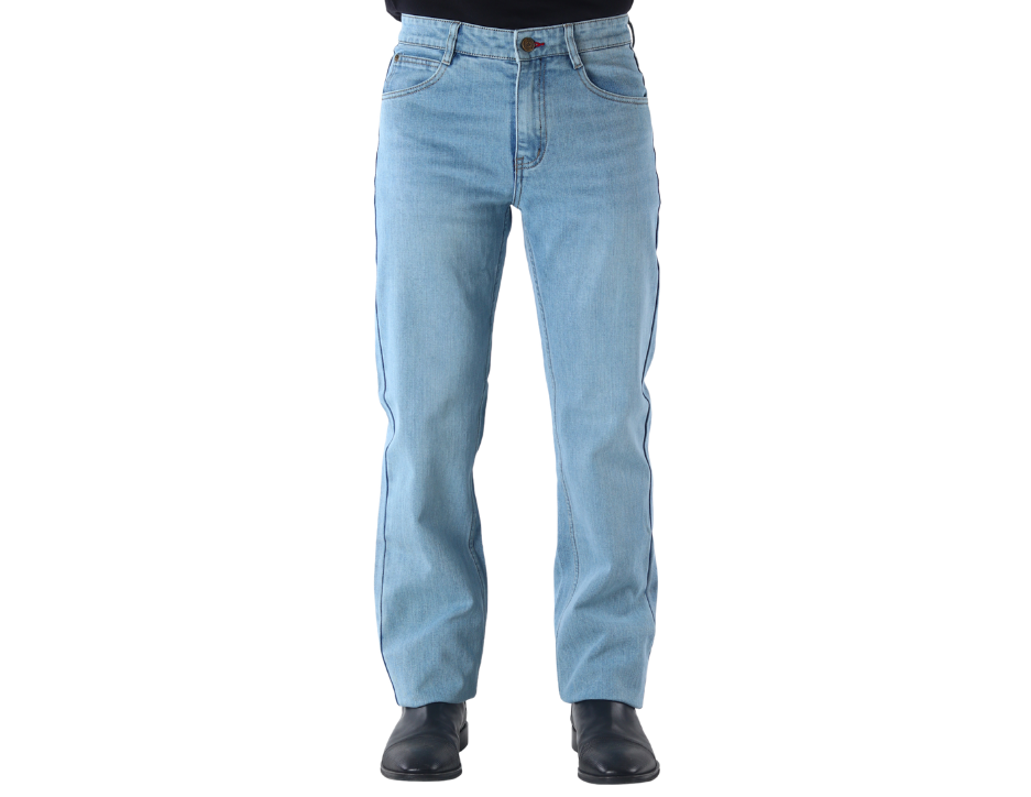 Jeans Vaquero Slim de Corte Recto con Tiro Medio para Hombre | BOCHI