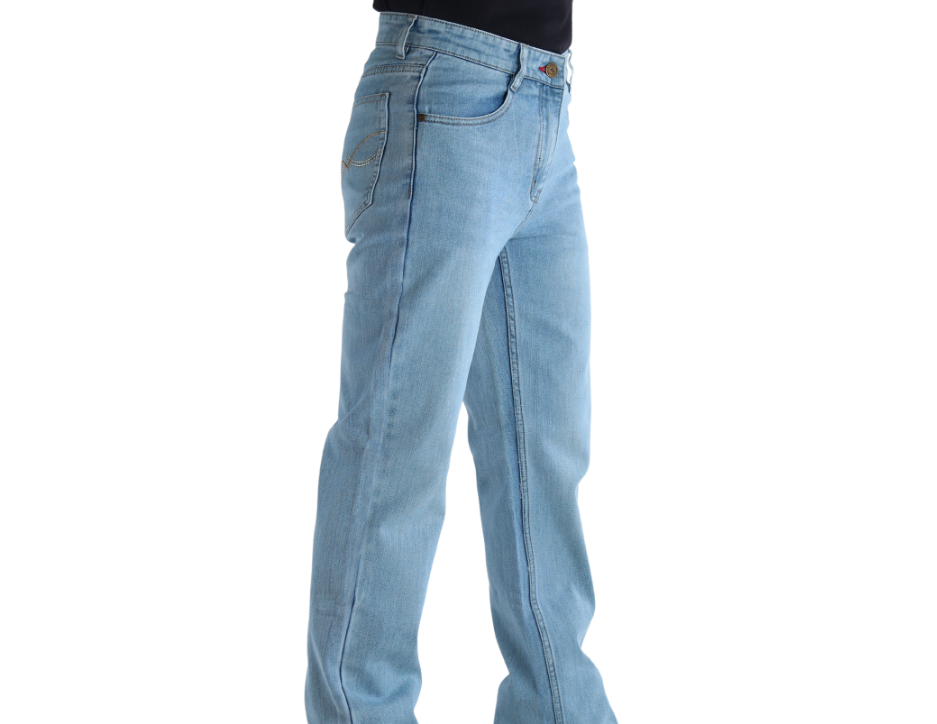 Jeans Vaquero Slim de Corte Recto con Tiro Medio para Hombre | BOCHI