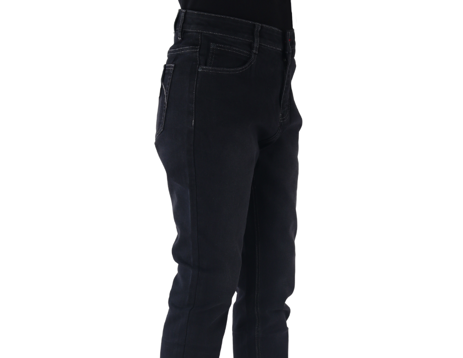 Jeans Vaquero de Corte Ajustado con Tiro Alto para Dama Luxury | BOCHI