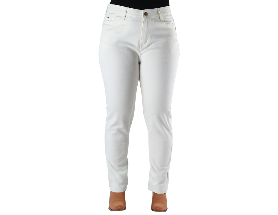 Jeans Skinny de Corte Ajustado con Tiro Alto para Dama Luxury | BOCHI