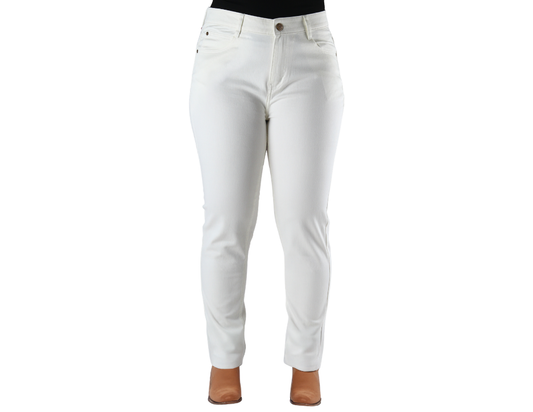 Jeans Skinny de Corte Ajustado con Tiro Alto para Dama Luxury | BOCHI