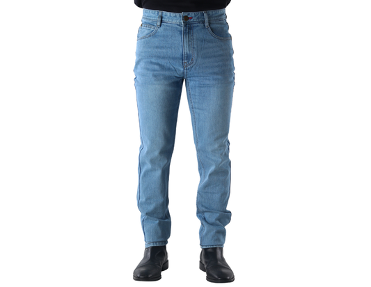 Jeans Vaquero Slim de Corte Ajustado con Tiro Medio para Hombre | BOCHI