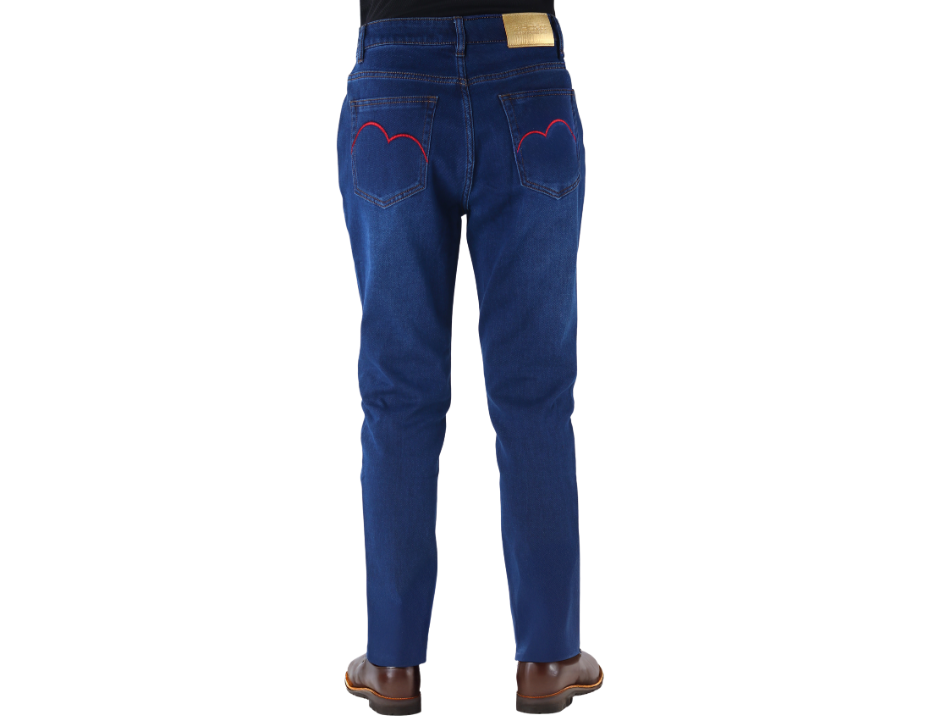 Jeans Vaquero Skinny de Corte Ajustado con Tiro Alto para Dama | BOCHI