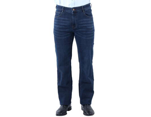 Jeans Vaquero Slim de Corte Recto con Tiro Medio para Hombre | BOCHI