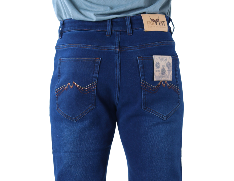 Jeans Vaquero Slim de Corte Bota con Tiro Medio para Hombre | FARWEST