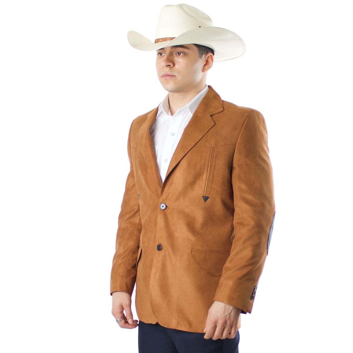 Saco Campirano Hombre Corte Recto | Gamuza Farwest