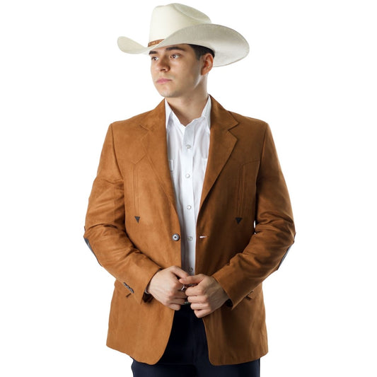 Saco Campirano Hombre Corte Recto | Gamuza Farwest
