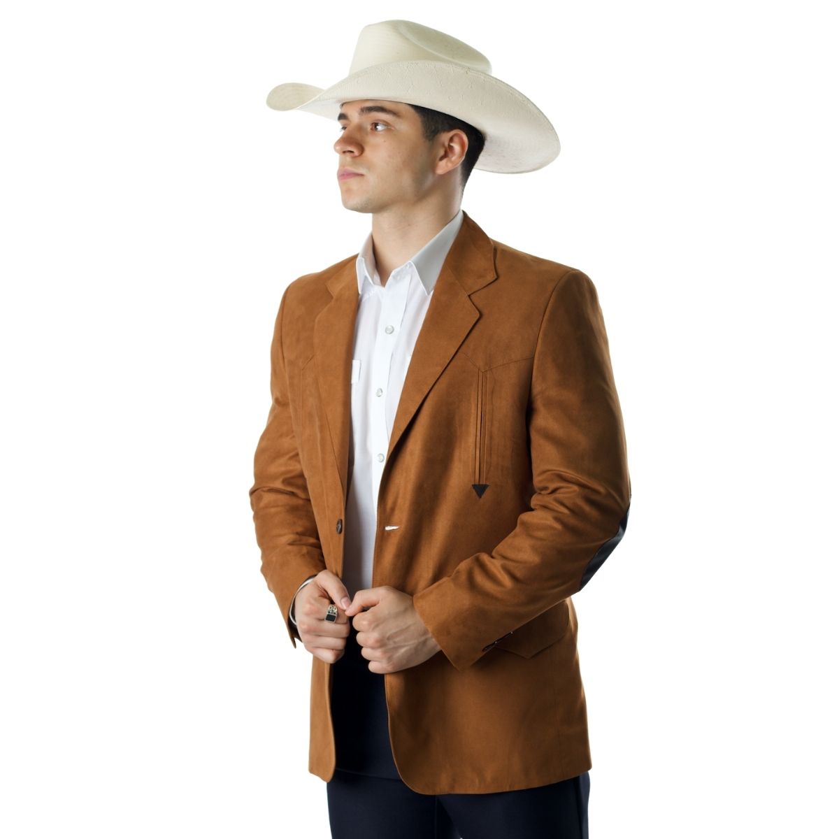 Saco Campirano Hombre Corte Recto | Gamuza Farwest
