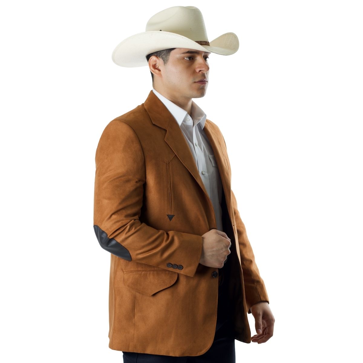 Saco Campirano Hombre Corte Recto | Gamuza Farwest