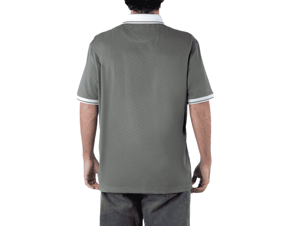 Playera Polo Manga Corta Regular Fit Texturizada | KHAKI & BLUES
