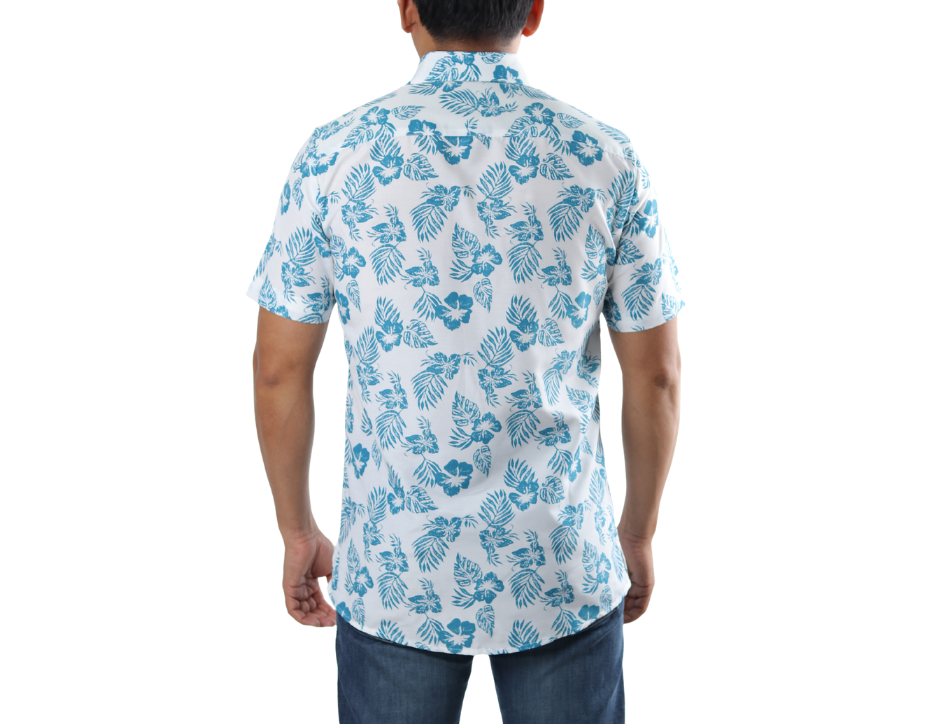 Camisa Casual Regular Manga Corta | KHAKI & BLUES