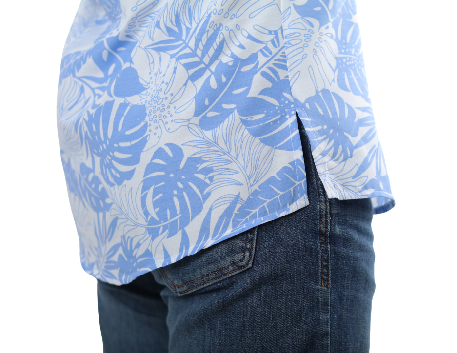 Camisa Casual Regular Manga Corta | KHAKI & BLUES