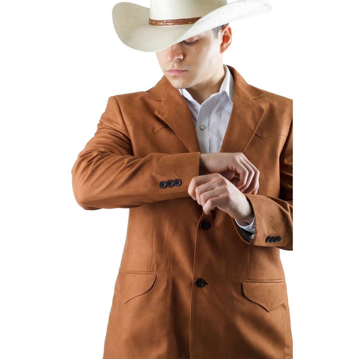 Saco Vaquero Elegante para Hombre | Gamuza Farwest