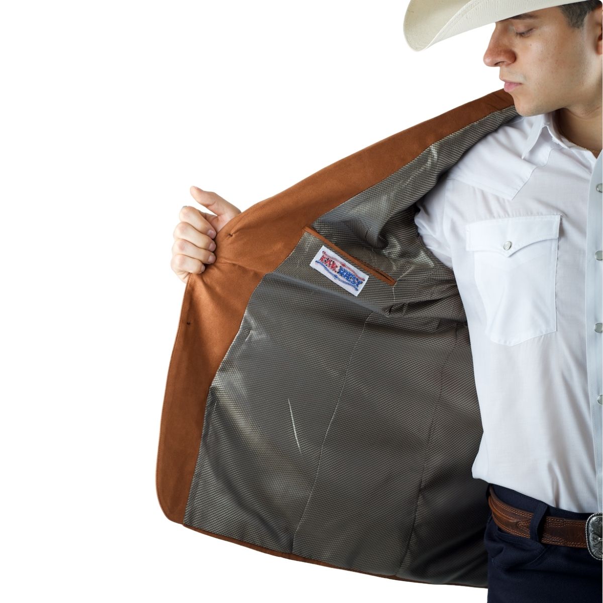 Saco Vaquero Elegante para Hombre | Gamuza Farwest