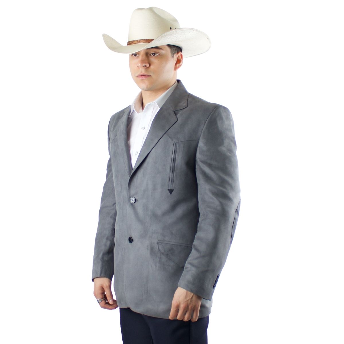 Saco Campirano Hombre Corte Recto | Gamuza Farwest
