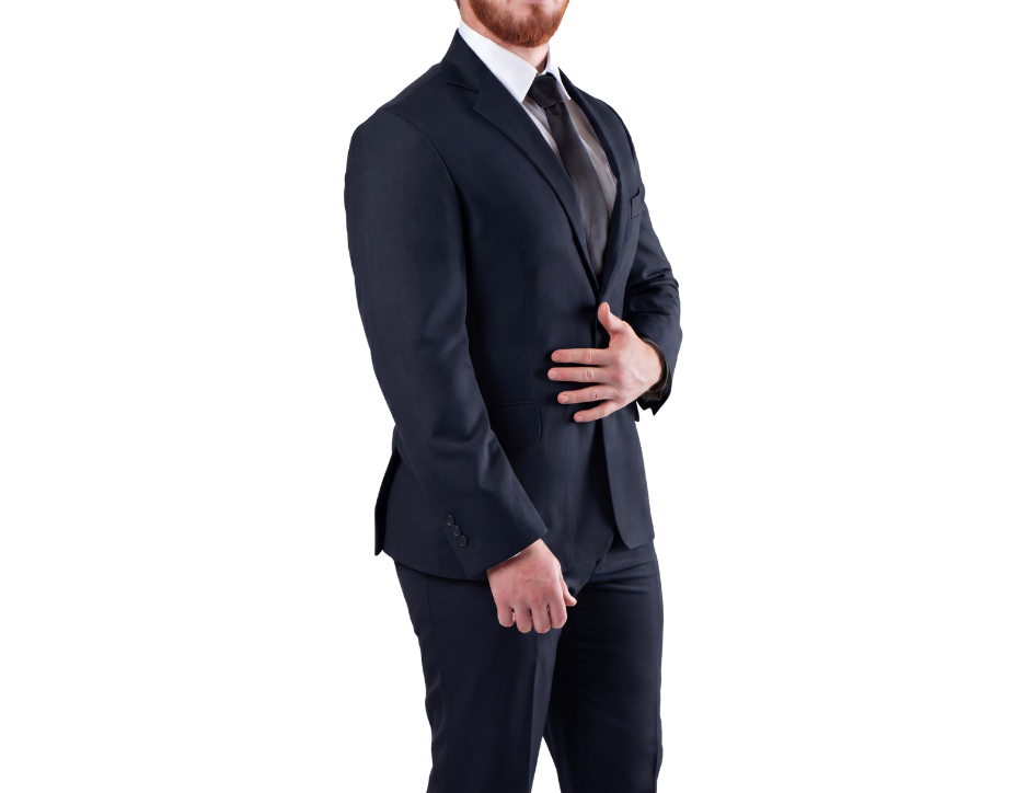 Traje de Vestir para Caballero Liso Corte Regular con Solapas Clásicas | 65% Poliéster y 35% Viscosa | BERMAN