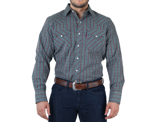 Camisa Vaquera Clásica Manga Larga | FARWEST